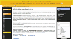 Desktop Screenshot of pharmacologyonline.silae.it