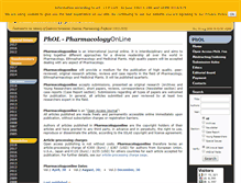 Tablet Screenshot of pharmacologyonline.silae.it